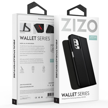 ZIZO WALLET Series - Samsung Galaxy A32 5G flip case (black)
