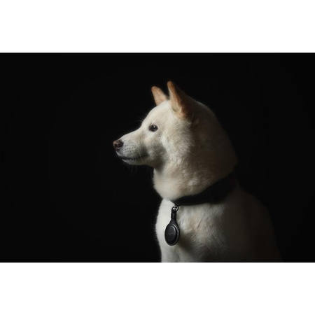 Klíčenka Moshi AirTag - Prémiová klíčenka pro Apple AirTag (Jet Black)
