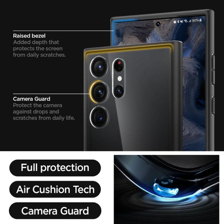 Spigen Ultra Hybrid - pouzdro pro Samsung Galaxy S23 Ultra (matně černé)