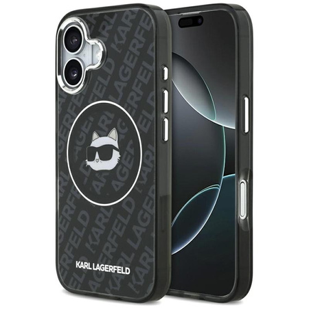 ETUI DO IPHONE 17 do MAGSAFE KARL LAGERFELD ORYGINALNE CZARNE MODNE CASE