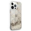 Guess Peony Liquid Glitter - iPhone 13 Pro Max Case (Gold)