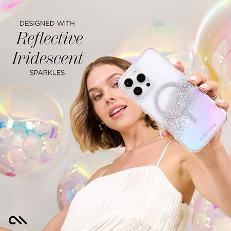 Case-Mate Karat Soap Bubble MagSafe do iPhone 16 Pro Max – Luksusowa ochrona z efektem holograficznym