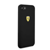 Ferrari Silicone Hard Case - iPhone 8 / 7 Case (black)
