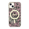 Guess Flower MagSafe - Schutzhülle für iPhone 14 (Pink)