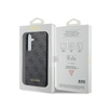 Guess 4G Metal Gold Logo - Étui Samsung Galaxy S24 (noir)