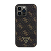 Guess 4G Triangle Metal Logo - iPhone 14 Pro Max Tasche (schwarz)