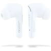 Guess Flat Classic Logo Electroplated - Casque TWS + étui de chargement (blanc)