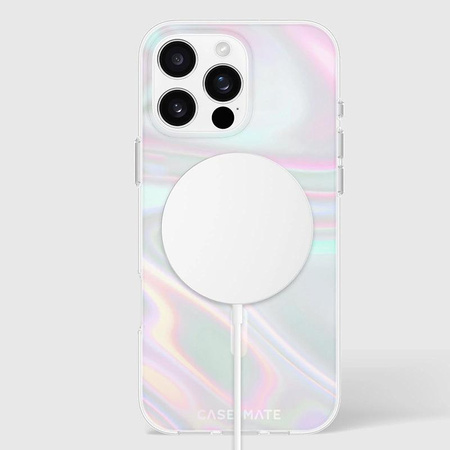 Case-Mate Soap Bubble MagSafe - Pouzdro pro iPhone 16 Pro Max (Iridescent)