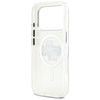 Karl Lagerfeld IML Glitter Karl & Choupette Sketch Logo MagSafe - Hülle für iPhone 17 Pro (transparent)