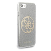 Guess Circle Glitter 4G - Case iPhone SE 2020 / 8 / 7 (Light Grey)