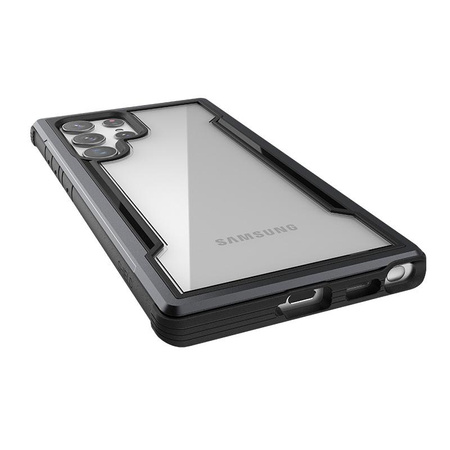 X-Doria Raptic Shield Pro - Étui Samsung Galaxy S22 Ultra 5G (Protection Antimicrobienne) (Noir)
