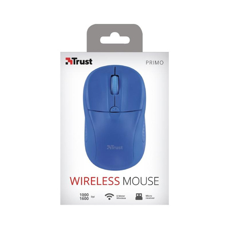 Trust Primo - 1600 DPI optical wireless mouse (Blue)
