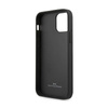 BMW Leather Curve Perforate - Case for iPhone 12 mini (Black)