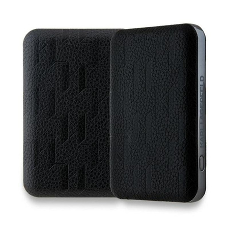 Karl Lagerfeld Choupette Head Pin MagSafe – Bezdrátová powerbanka 5000 mAh 15W (černá)