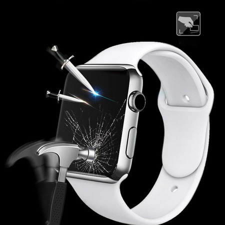 Mocolo 3D Glas Vollverklebung - 41 mm Apple Watch 7/8 Bildschirmschutzglas