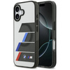 BMW M IML Metal Buttons Tricolor Lines MagSafe – Kryt iPhone 17 (antracit)