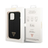 Guess Silicone Triangle Logo - Coque iPhone 14 Pro (noir)