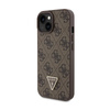 Guess Crossbody 4G Metal Logo - Coque iPhone 15 (marron)