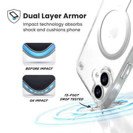 ETUI MAGSAFE PANCERNE DO IPHONE 17 Speck PRZEZROCZYSTE BEZBARWNE CASE