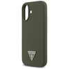 Guess Silicone Triangle Logo MagSafe - Case iPhone 17 (khaki)