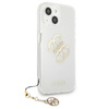 Guess 4G Big Logo Charm Gold- iPhone 13 Case (gold charms)