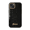 Guess Croco Collection - Tasche für iPhone 14 Plus (Schwarz)