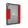 STM Dux Plus Duo - Étui blindé pour iPad 10.2" (2021-2019) MIL-STD-810G avec chargement de l'Apple Pencil (Rouge)