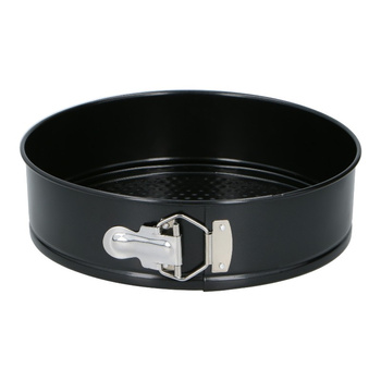 Alpina - Runde Backform / Kuchenform mit Antihaftbeschichtung 24x7 cm (schwarz)