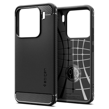 Spigen Rugged Armor - tok Xiaomi 15 (matt fekete)