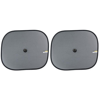 Dunlop - Sun visor for car side windows 36x44 cm 2 pcs. (gray)