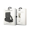 Karl Lagerfeld - Sacoche pour téléphone portable avec plaque monogramme - Sac pour smartphone et accessoires (noir)