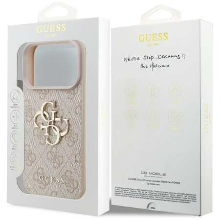 Guess 4G Big Logo - iPhone 17 Pro Case (pink)