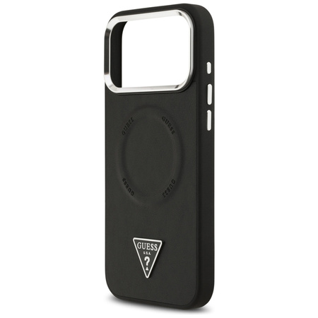 Guess Triangle Logo MagSafe - Case iPhone 17 Pro (Schwarz)