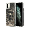 Karl Lagerfeld Liquid Glitter Gatsby - iPhone 11 Tasche (schwarz)