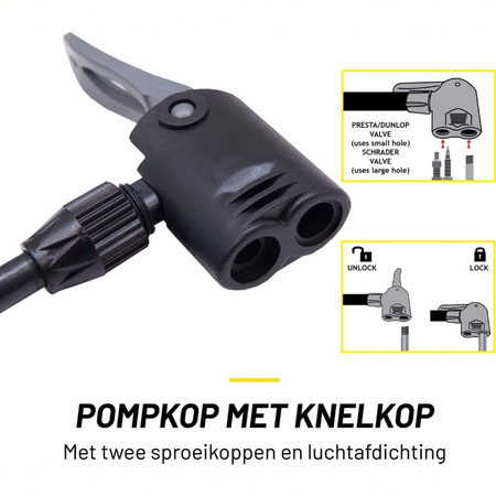 PODŁOGOWA POMPKA Z MANOMETREM ROWEROWA RĘCZNA DO PIŁEK MATERACA RED DUNLOP