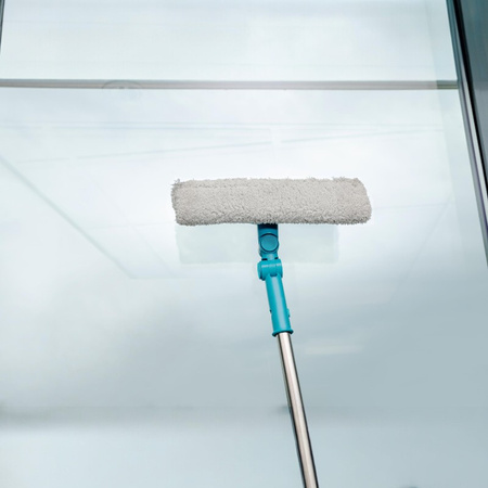 Alpina - 2-in-1 Window Washer / Squeegee with Telescopic Handle up to 89 cm