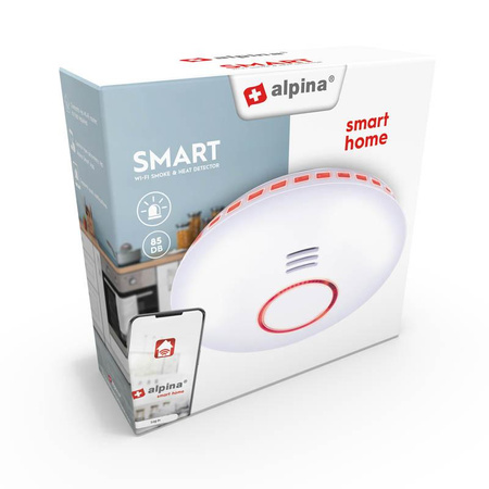 Alpina - Wi-Fi smart smoke detector