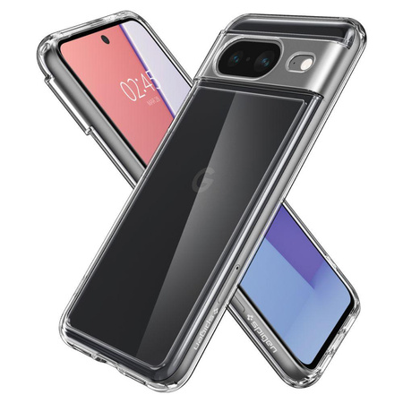Spigen Ultra Hybrid - Étui pour Google Pixel 8 (Transparent)