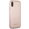 Guess Iridescent - Coque iPhone Xs / X (or rose)
