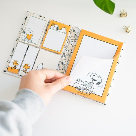 Snoopy - A6 Self-Adhesive Notebook from the Lazy Days Collection