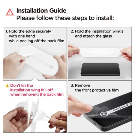 SZKŁO HARTOWANE NA EKRAN DO NOTHING PHONE 3, Spigen na Wyświetlacz, 2szt
