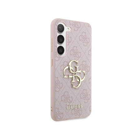 Guess 4G Großes Metall-Logo - Samsung Galaxy S23 Tasche (rosa)