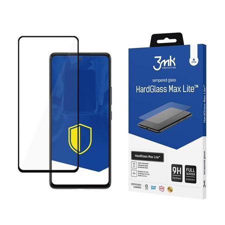 3mk HardGlass Max Lite - Edzett üveg Samsung Galaxy A53 5G készülékhez (fekete)