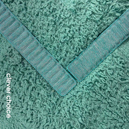 Crong Melange – Magnetisches Armband für Apple Watch 44/45/46/49 mm (türkiser Melange)