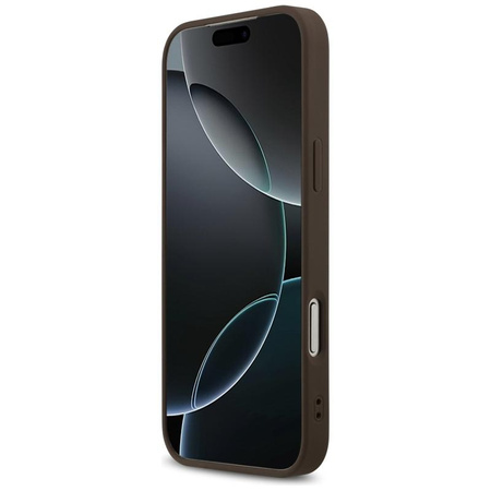 Guess 4G Printed Stripes MagSafe - Pouzdro iPhone 17 Pro Max (hnědé)