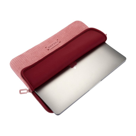 TUCANO Velluto 2 - Case MacBook Air 13" (M4/M3/M2/M1/2025-2018) / Pro 13" / Laptop 12" (pink)