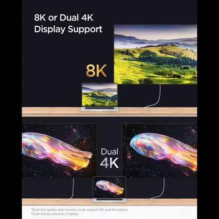 Spigen EB24012CC Essential - USB-C na USB-C PD kabel 240W 1,2 m (bílý)