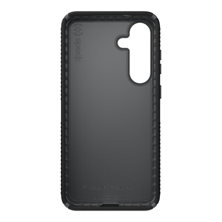 Speck Presidio2 Grip - Schutzhülle für Samsung Galaxy S25+ / 24+ (Schwarz/Schiefergrau/Weiß)