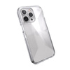 Speck Presidio Perfect-Clear with Grips - pouzdro pro iPhone 13 Pro s povrchovou úpravou MICROBAN (čiré)