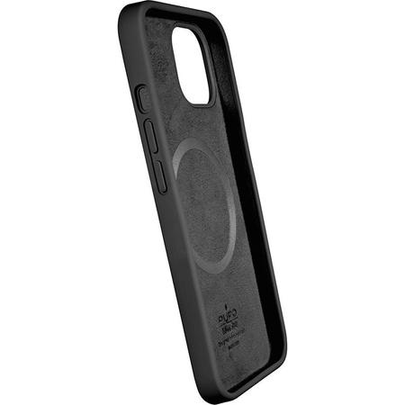 PURO ICON MAG - Pouzdro MagSafe pro iPhone 13 Pro Max (černé)